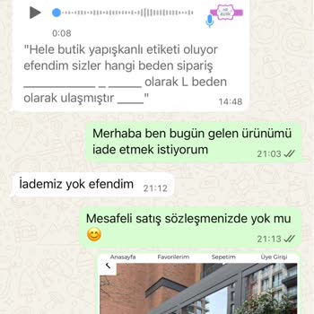 Etiketsiz Gelen Elbise İçin İade Talebim Reddedildi