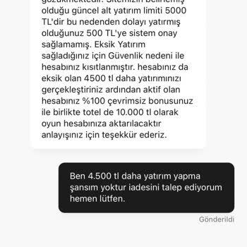Yatırdığım Para Hesabıma Geçmedi, İade De Yapılmıyor!