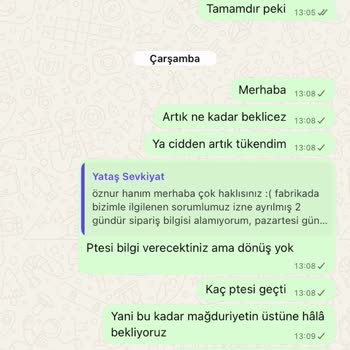 Yataş Enza Home’dan Aldığım Kusurlu Ürünler Ve Çözülmeyen Sorunlar Nedeniyle Mağduriyet Yaşıyorum