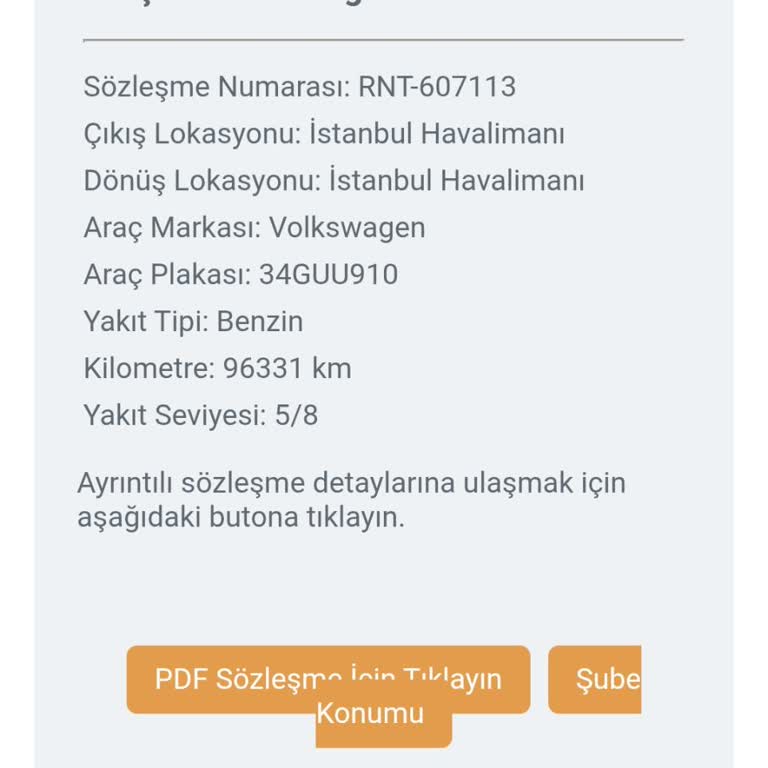 Araç İadesi Sonrası Geciken Para İadesi Ve Yetersiz Bilgilendirme