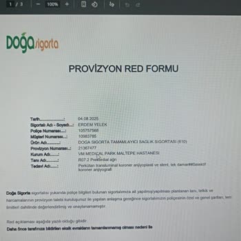 Doğa Sigorta Evrak Süreciyle Mağduriyet Yaşatıyor