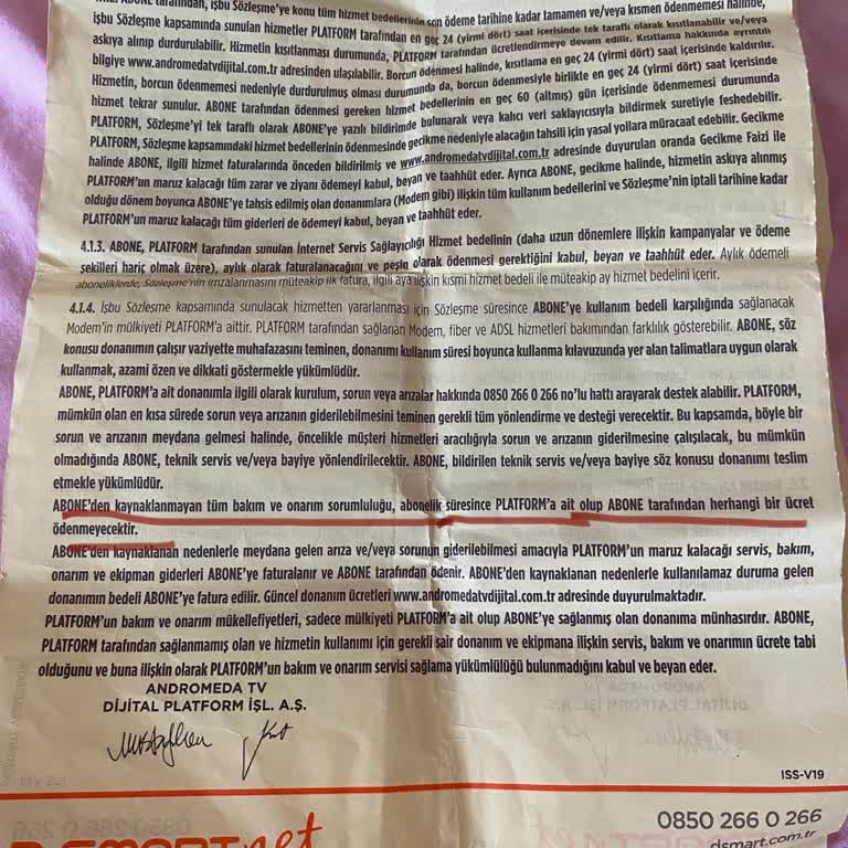 D-Smart'ın Sürekli İnternet Kesintisi Ve Haksız Ücret Talebi