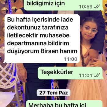 İade Edilen Elbiselerin Ücreti Bir Aydır Ödenmedi Muhatap Bulamıyorum
