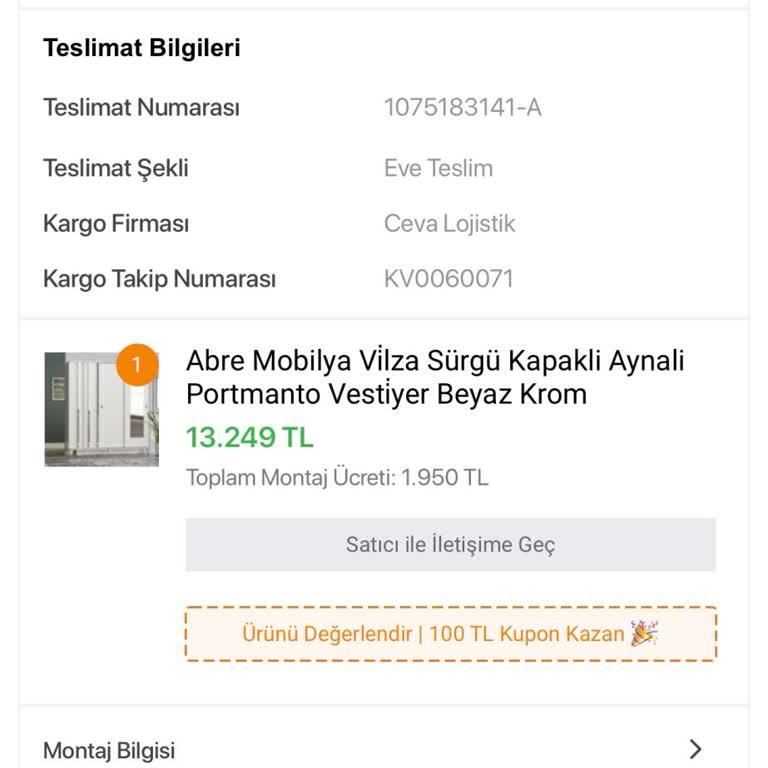 Montaj Hizmeti Ve Müşteri Desteğinde Büyük Hayal Kırıklığı