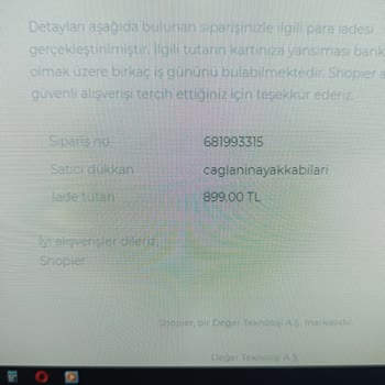 Yanlış Ürün Gönderildi, İade Yapılmadı, Mağdur Edildim