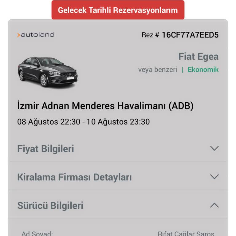 Rezervasyonum Findeks Gerekçesiyle Son Anda İptal Edildi