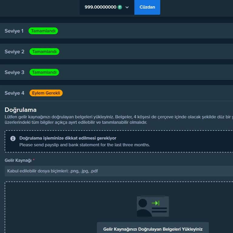 Doğrulama Sorunu Nedeniyle Paramı Çekemiyorum