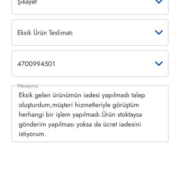 Şok Market'te Eksik Ürün Ve İade Sorunu Tekrarlandı