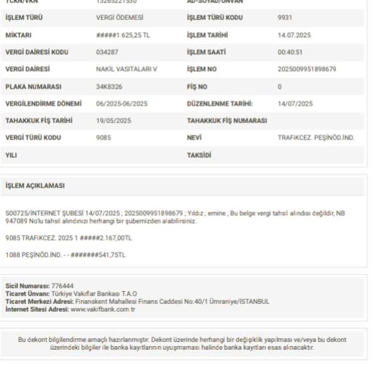 Ödenen Trafik Cezaları Sistemde Görünmüyor Randevu Alamıyorum