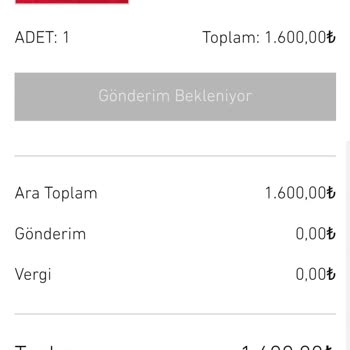 Siparişim İptal Edildi Ama 1600 TL Param Hala İade Edilmedi