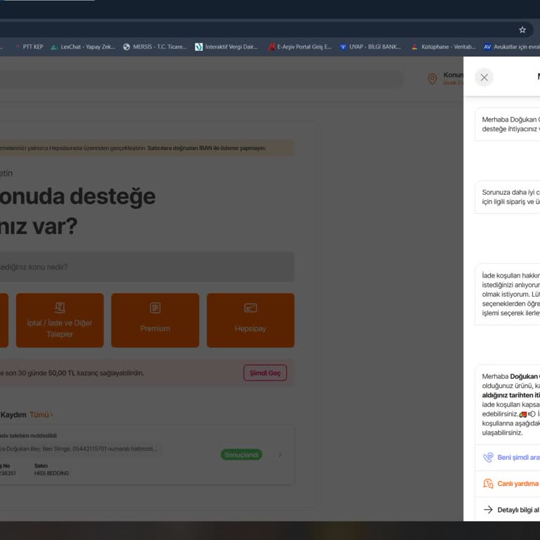 Cayma Hakkı Kullanılmasına Rağmen İade Talebim Haksız Yere Reddedildi