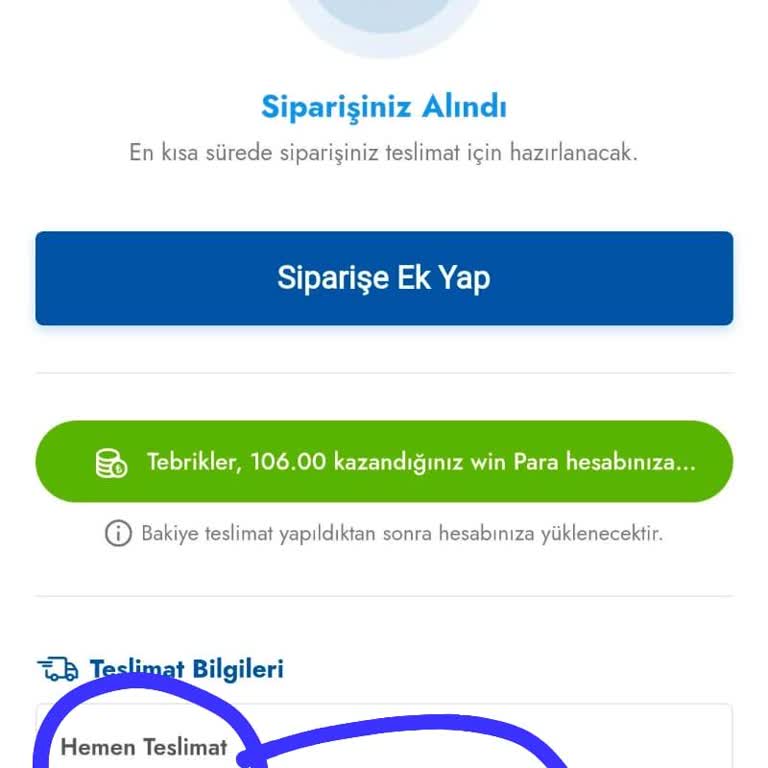 Siparişin Saatlerce Teslim Edilmemesi Ve Mağduriyet Yaşanması