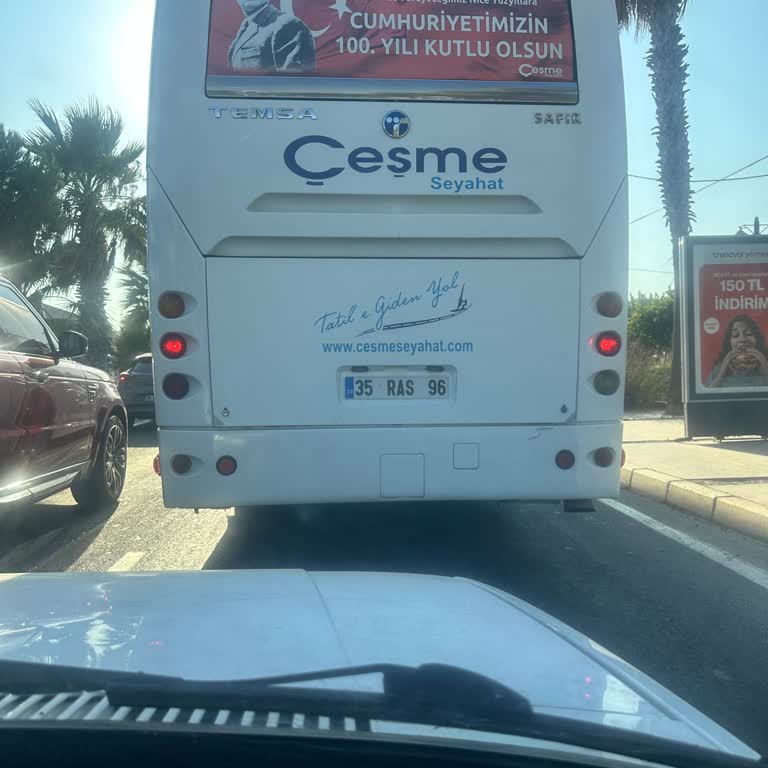 Çeşme Seyahat Otobüsünün Tehlikeli Sollaması Ailemi Korkuttu