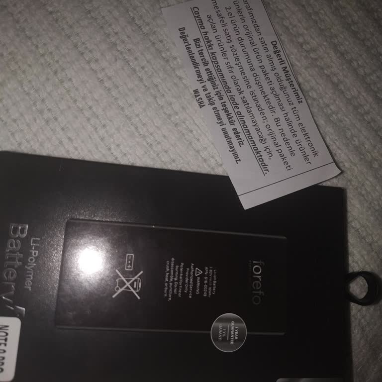 Bozuk Ve Barkodsuz Batarya Teslimatı Sonrası Para İadesi Talebi