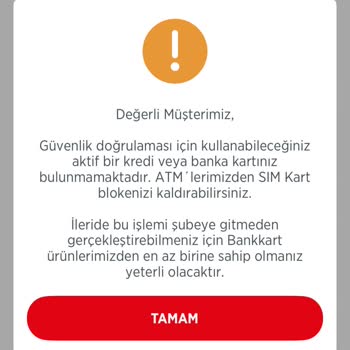 Sim Kart Blokesinden Dolayı Ziraat Mobil Uygulamasına Erişemiyorum, Acil Çözüm Bekliyorum