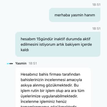 Hesabım İnceleniyor, Para Çekim Talebim Karşılanmıyor