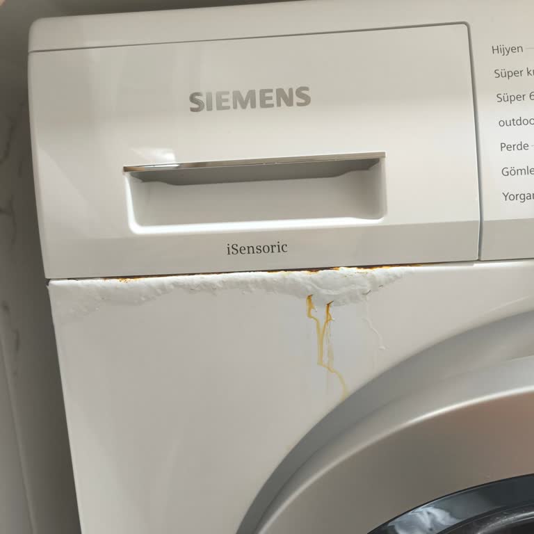 Çamaşır Makinesi Deterjan Gözünde Paslanma Ve Su Akıntısı Sorunu