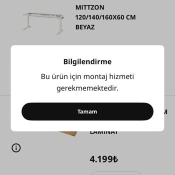 IKEA Montaj Hizmeti Sürecinde Yanıltıcı Bilgilendirme Ve Mağduriyet