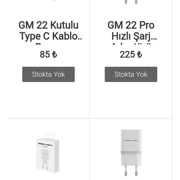 GM22 Modeline Uygun Orijinal Şarj Aleti Bulamıyorum, Çözüm Sunulmuyor