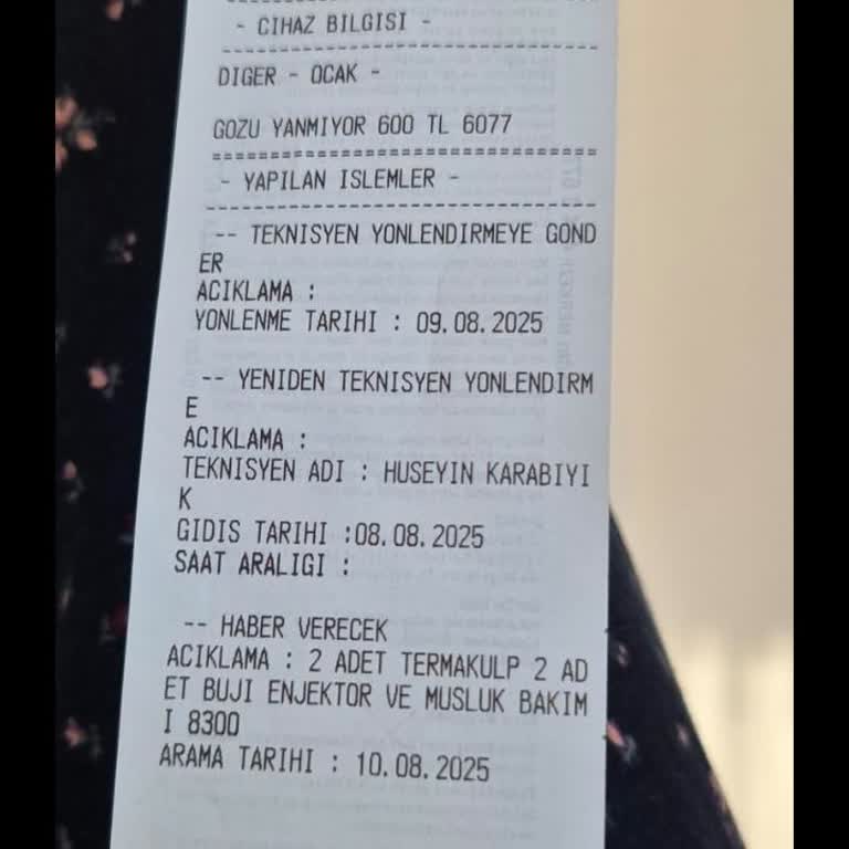 Termikel Servisinden Yüksek Ücret Ve İlgisizlik Mağduriyeti