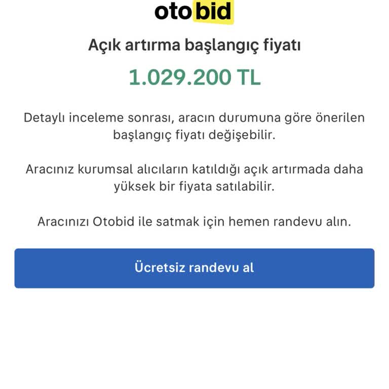 Otobid Tekliflerinde Ani Düşüş Ve Müşteri Hizmetlerine Ulaşılamıyor