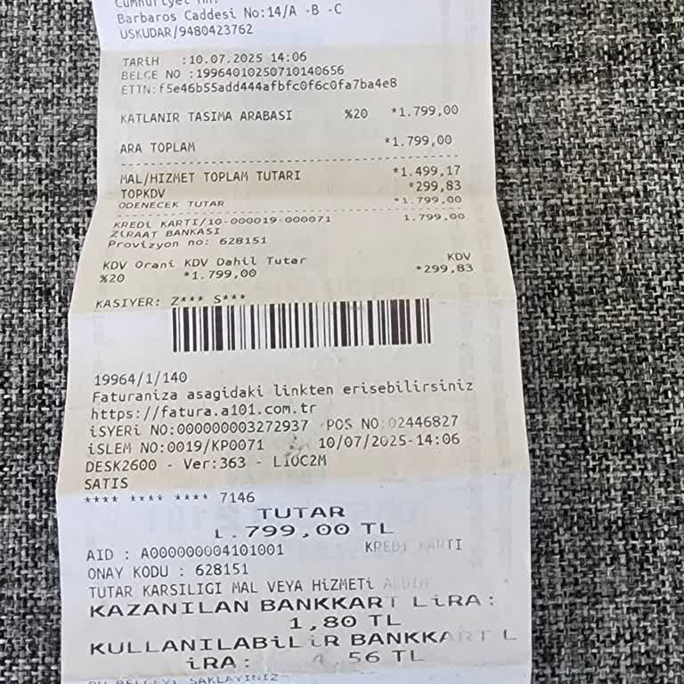 A101'dan Aldığım Ürünü İade Edemedim, Mağazada Yetersiz Bilgilendirme