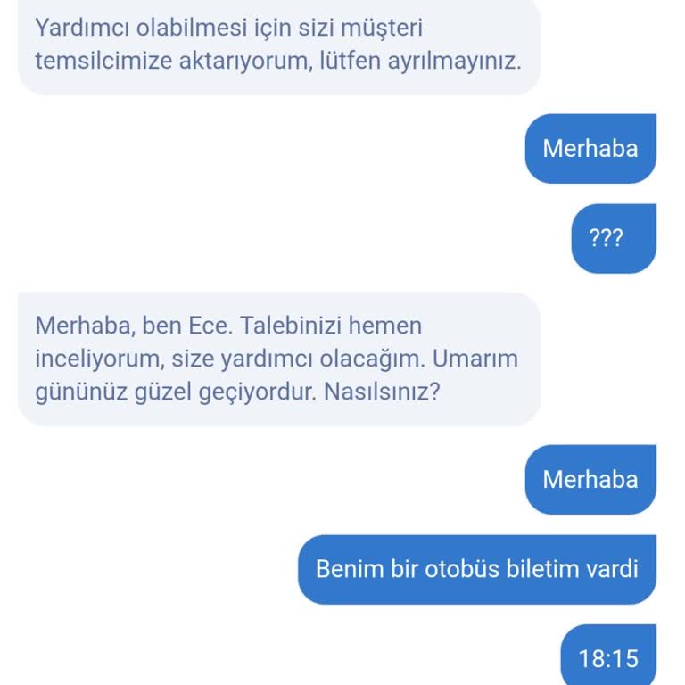 Canlı Destek Hattından Yanıtsız Bırakıldım, Mağduriyetim Giderilmiyor