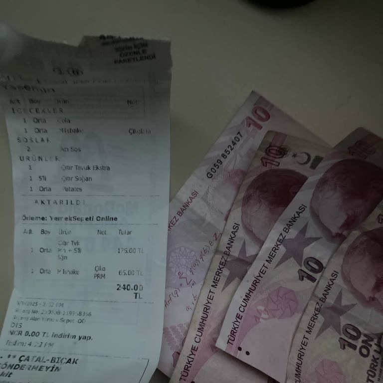 Yemeksepeti Siparişimde Eksik Para Üstü Mağduriyeti