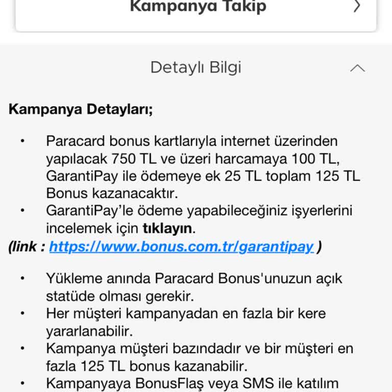 Garanti BBVA Garanti Paracard Şikayeti