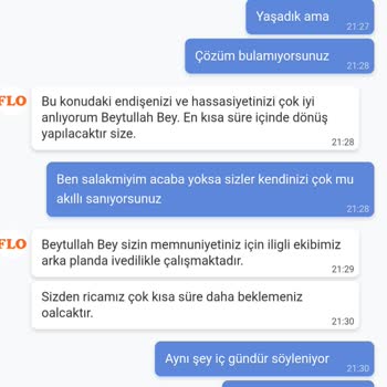 FLO İnternet Siparişim Uzun Süredir Kargoya Verilmedi, Müşteri Hizmetlerinden Yanıt Alamadım