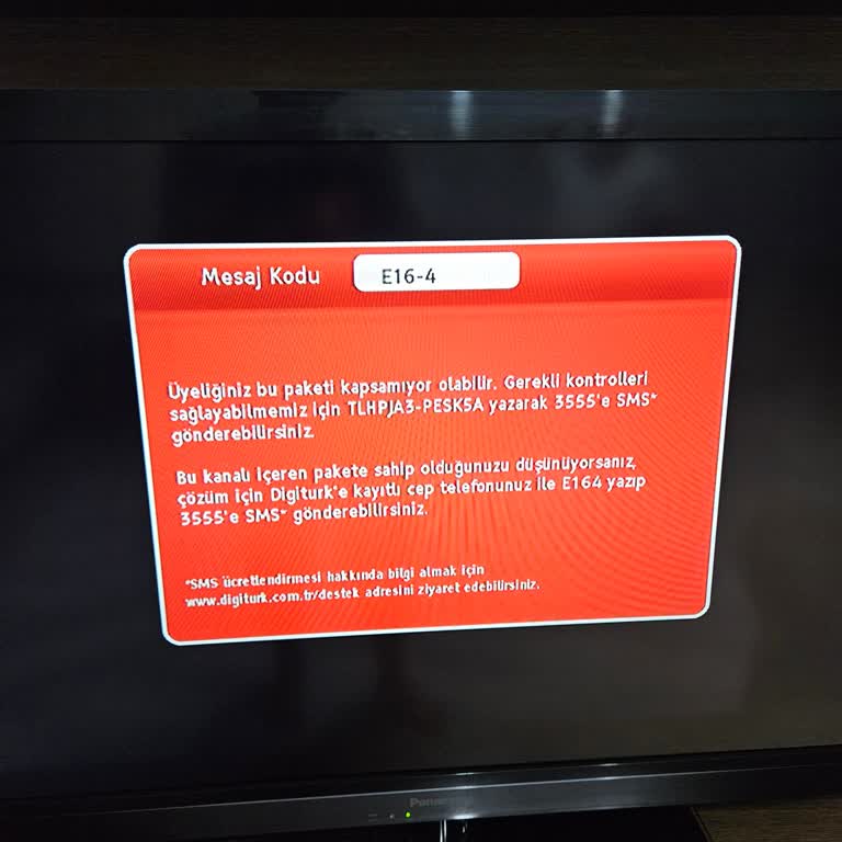 Digiturk Bein Sport Üyeliğim Var, Yayın Erişimi Yok: E164 Hatası Ve Müşteri Hizmetlerine Ulaşılamıyor