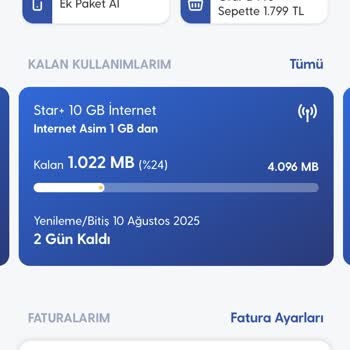 Kullanmadığım Ek Paketler Nedeniyle Fazla Faturalandırma Ve İade Talebi