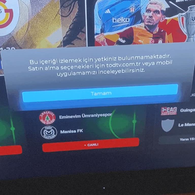 Satın Aldığım Spor Ekstra Paketi Aktif Edilmedi, Maçı İzleyemiyorum