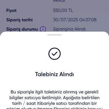 Shopier'den İptal Edilen Siparişim İçin Ücret İadesi Yapılmadı