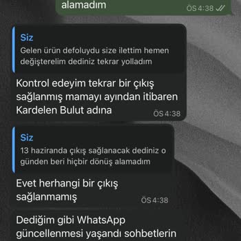 Siparişimde Defolu Ürünler Ve İade Sürecinde Yaşanan Belirsizlikler