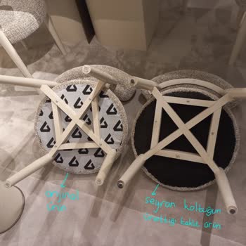 Seyran Koltuk Teslim Edilen Yemek Takımı Orijinal Değil, Taklit Ve Kalitesiz Ürün Gönderildi