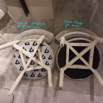 Seyran Koltuk Teslim Edilen Yemek Takımı Orijinal Değil, Taklit Ve Kalitesiz Ürün Gönderildi