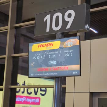 Pegasus Havayolları'nda 3 Saatten Fazla Uçuş Gecikmesi Ve Mağduriyet