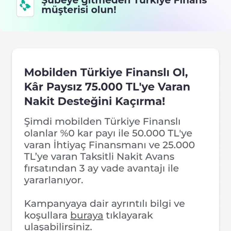 Sıfır Faizli Nakit Avans Kampanyası Vaat Edildiği Gibi Sunulmadı Müşteri Hizmetleri Yetersiz