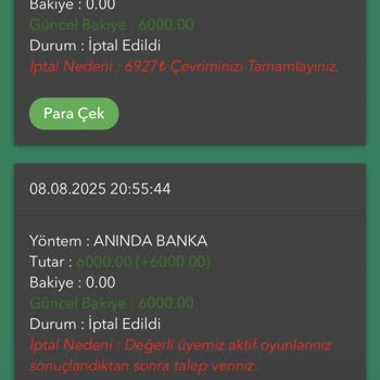 Betpark Hesabıma Haksız Çevrim Şartı Uygulandı, Paramı Alamıyorum