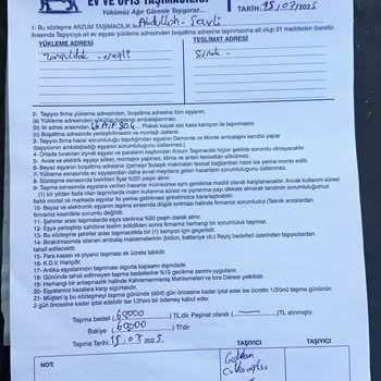 Evden Eve Taşımada Eksik Ve Hasarlı Eşyalar İle Firmanın İlgisizliği