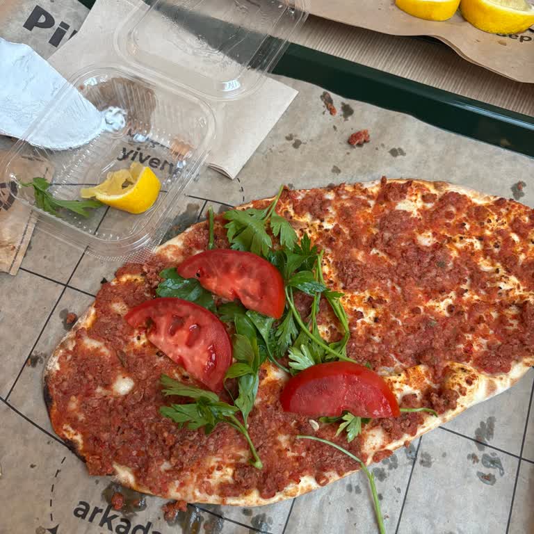 Pidem Mall Of Şubesinde Küçük Ve Yetersiz Lahmacun Deneyimi