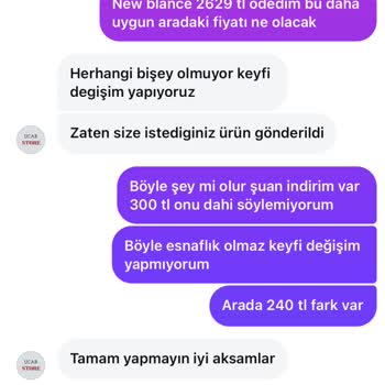 Aldığım Ayakkabı Görsellerle Uyuşmuyor, Ek Ücret Talep Edilip Engellendim