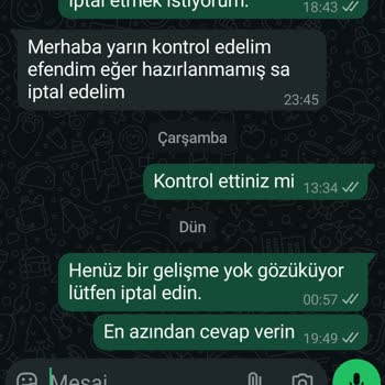 Siparişin Gönderilmemesi Ve İade Talebine Yanıt Alınamaması