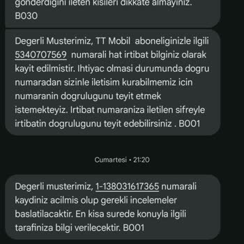 Tarife Fiyatı Hakkında Yanıltıcı Bilgilendirme Ve Kayıt Sorunu
