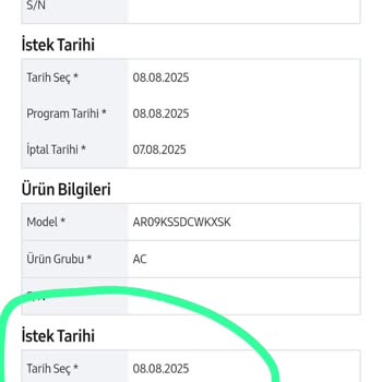 Samsung Klima Kurulumunda Bilgilendirme Eksikliği Ve Servis Aksaklığı