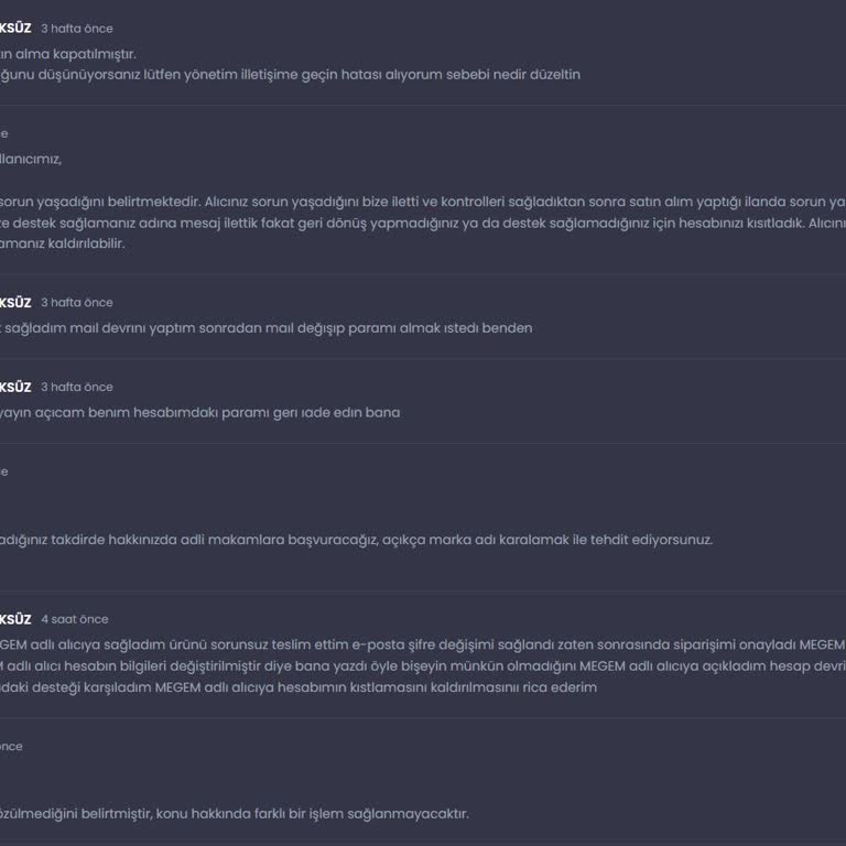 Hesabım Satıldıktan Sonra Haksız Ban Ve Destek Eksikliği