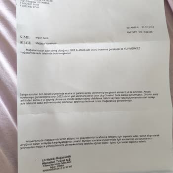 LCW Şortta Renk Değişimi Ve Garanti Süresi Sorunu