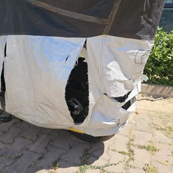 Kısa Sürede Deforme Olan Motosiklet Brandası Mağduriyeti