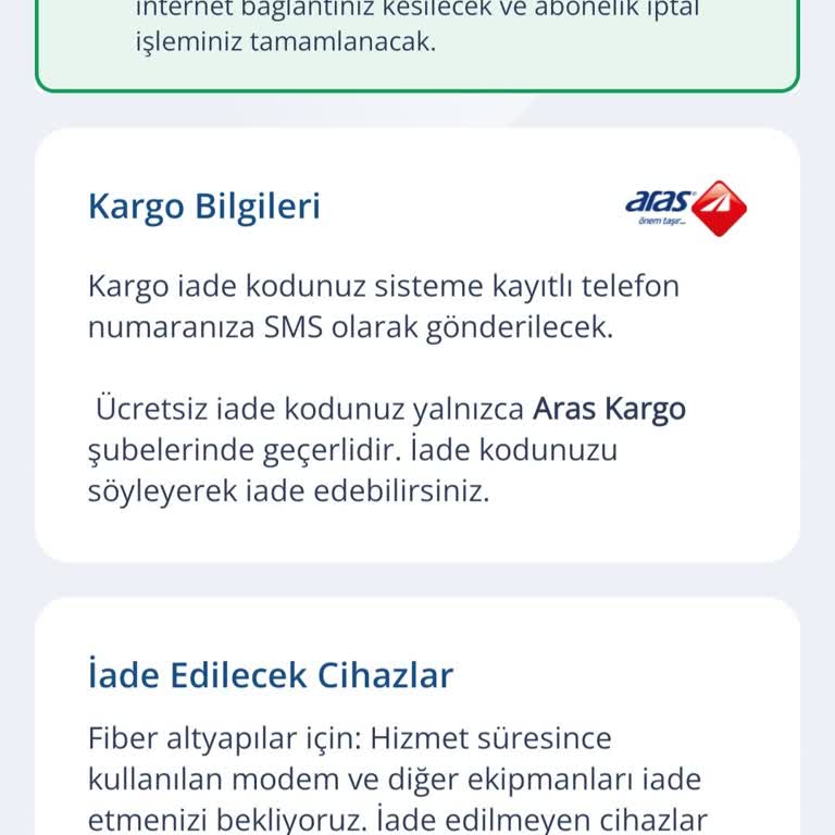 Modem İade Kodu Gönderilmiyor, Ek Ücret Endişesi Yaşıyorum